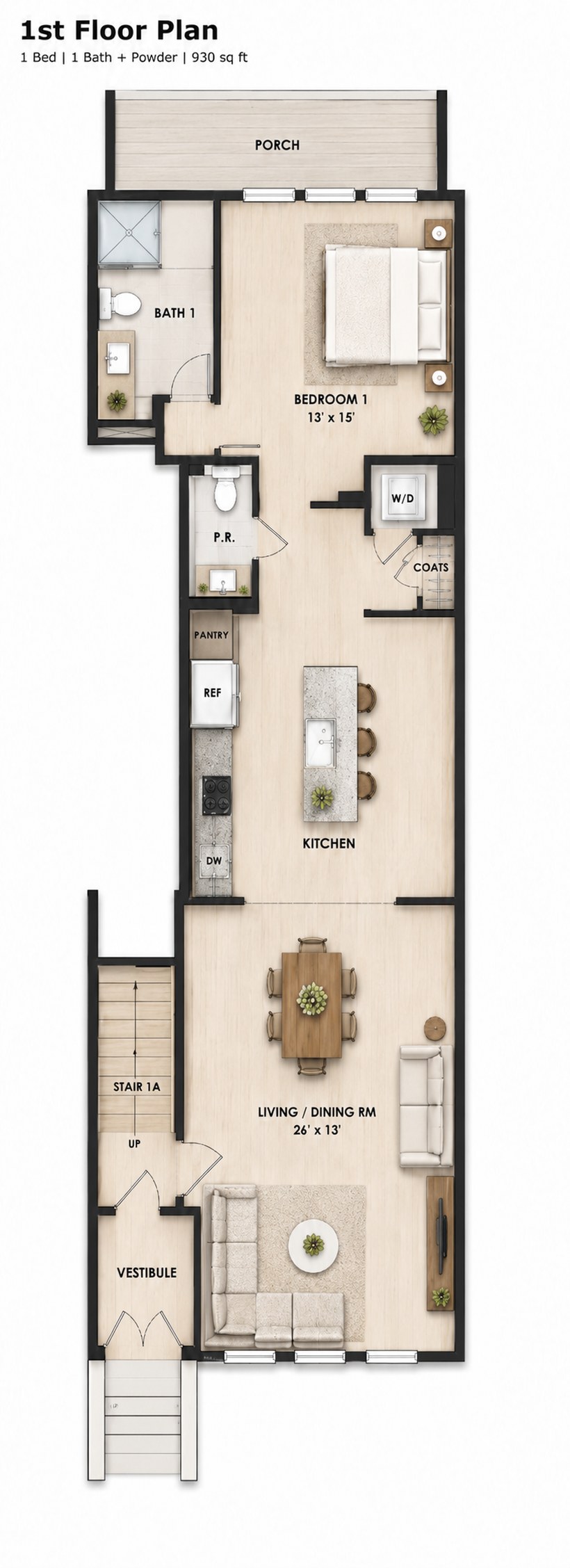 First Floor Residence floor plan